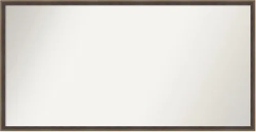 Miniatura 92 de Amanti Art Brown Bathroom Mirror for Over Sink, 23x41 Custom Made Hardwood Wedge Mocha Rectangle Vanity Mirror, Large Modern Wood Frame, Hangs
