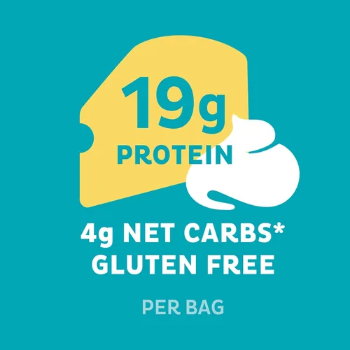 Miniatura 4 de Quest Nutrition, Ojuelas de Proteínas con sabor a Queso Cheddar y Crema Agria, 19g de Proteína, 4g de Carbohidratos Netos, Bajas en Carbohidratos
