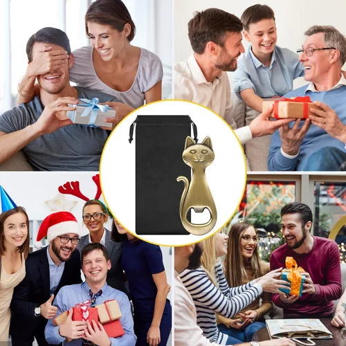 Miniatura 9 de Abrebotellas de cerveza para gatos, regalos de gatos para amantes de los gatos, abridor de cerveza de gatito, regalos de cumpleaños, regalos