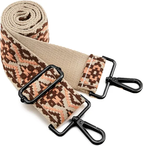 Miniatura 147 de ZOOEASS Hebillas de níquel Correa ancha para el hombro ajustable de repuesto para cinturón de pistola, hebilla de guitarra estilo bandolera