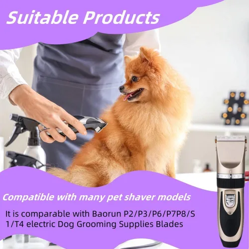 Miniatura 4 de PetPhindU Cuchilla de corte de pelo para perros, cuchillas de repuesto profesionales para mascotas, accesorio para perros y gatos para Baorun P2/P3