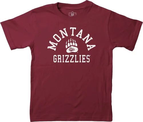 Miniatura 136 de Wes and Willy Camiseta de algodón orgánico de manga corta para niños de la NCAA rutgers scarlet knights rojo