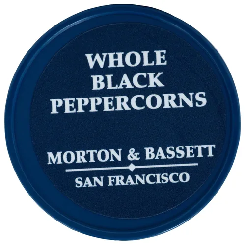 Miniatura 5 de Morton & Bassett Granos enteros de pimienta negra, 1.9 oz – Sin OMG, sin sal, sabor intenso para molinillos, asados y condimentos