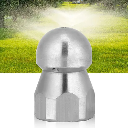 Miniatura 9 de Yosoo Health Gear Boquilla de desagüe, boquilla de chorro de 3/8 pulgadas, boquilla de agua, limpiador de línea de drenaje de alta presión, boquilla