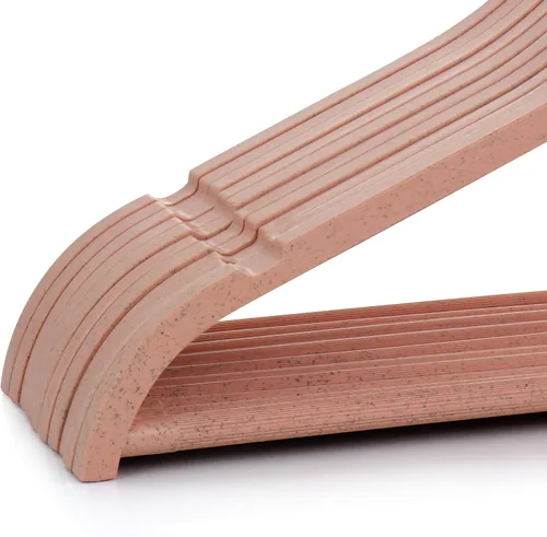 Miniatura 4 de Elama Home 20 piezas Perchas biodegradables en rosa (ELH-20)