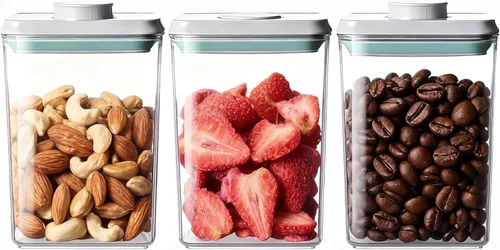 Set de contenedores de almacenamiento de alimentos Pop con tapas herméticas, contenedores herméticos de almacenamiento de alimentos con tapas Pop,