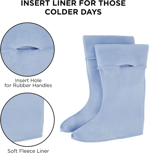 Miniatura 5 de Disney Botas de lluvia para niñas Frozen con forro suave extraíble para nieve
