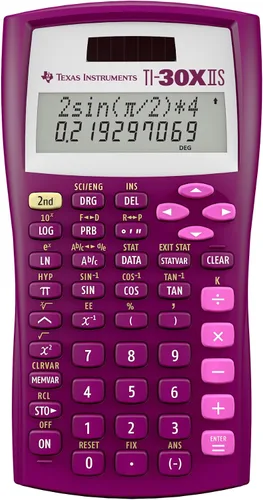 Miniatura 15 de Calculadora científica Texas Instruments TI-30 X IIS 2-Linea, Blanco