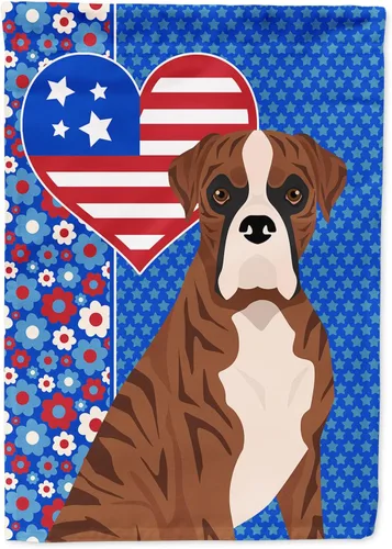 Miniatura 209 de Caroline's Treasures WDK5119GF - Bandera de jardín americana de Airedale Terrier de Estados Unidos, color negro y tostado, bandera decorativa
