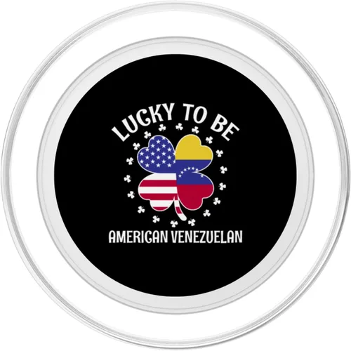 Miniatura 2 de Lucky to be Venezuelan American Half Venezuela half American PopSockets MagSafe PopGrip for iPhone