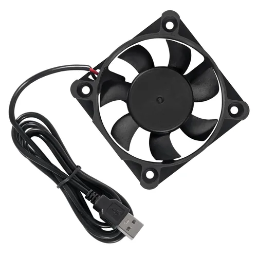 Miniatura 5 de ACEIRMC Ventilador de refrigeración sin escobillas USB de 1.969 in x 0.394 in DC 5 V, ventilador de enfriamiento silencioso 5010 mini ventilador