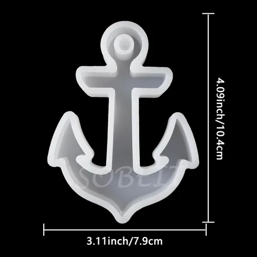 Miniatura 6 de SOBEIT Molde Freshie de silicona para coche, molde de silicona para freshie, molde de resina epoxi de silicona para hacer aromas de cuentas, velas