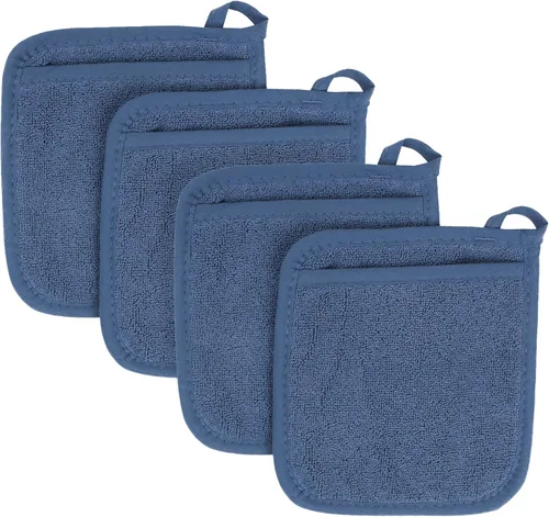 Miniatura 15 de RITZ Guante de bolsillo de rizo y almohadilla caliente: resistente al calor inigualable, 100% algodón duradero, diseño ergonómico para un agarre