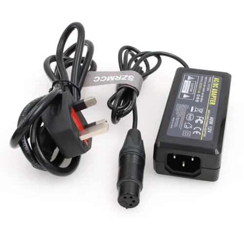 Miniatura 4 de SZRMCC XLR 4 Pin hembra 12V 4A AC DC adaptador de fuente de alimentación para Sony PMW F55 dispositivos de sonido de cámara PIX 260 270i Zaxcom Deva