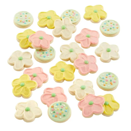 Miniatura 7 de Cheryl's Cookies Galletas en forma de manzana, con 24 galletas de azúcar esmeriladas de crema de mantequilla, envueltas individualmente, regalo