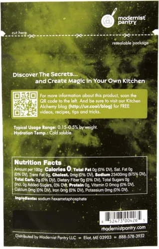 Miniatura 5 de Citrato de sodio + hexametafosfato de sodio paquete de valor sin OMG vegano OU Kosher certificado - 100 g/4 oz