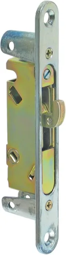 Miniatura 14 de FPL #3-45-S Cerradura de muesca de repuesto para puerta de vidrio deslizante, Dorado Galjanoplastia YZD