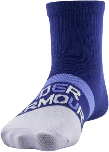 Miniatura 5 de Under Armour Girls Essential Lite - Calcetines ligeros para cuarto de galón, paquete de 6