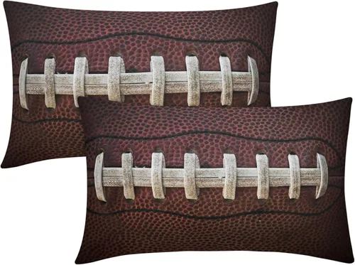 Miniatura 45 de Fundas de almohada de metal marrón óxido de 16 x 16 pulgadas, color dorado oxidado, canela, cobre, bronce, fundas metálicas, juego de 2 almohadas
