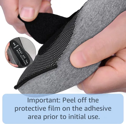 Miniatura 5 de Almohadas de viaje para el cuello para aviones, almohada cómoda de espuma viscoelástica, diseño ergonómico compacto, esenciales para dormir