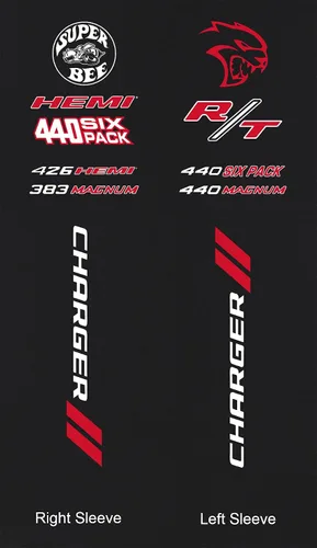 Miniatura 6 de JH DESIGN GROUP Sudadera con capucha Dodge Charger para hombre 3 estilos