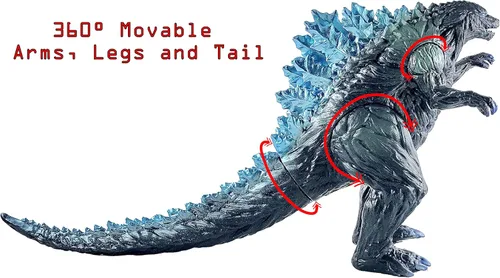 Miniatura 4 de TwCare Juego de 2 figuras de acción Mecha Godzilla Earth MechaGodzilla Kiryu, figuras de acción del universo Kaiju King of the Monsters Movable