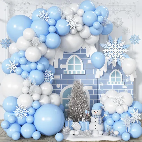 Miniatura 11 de Kit de guirnalda de globos azul rey y amarillo, kit de arco de globos azul rey y amarillo de 100 piezas con globos de diferentes tamaños de Azul