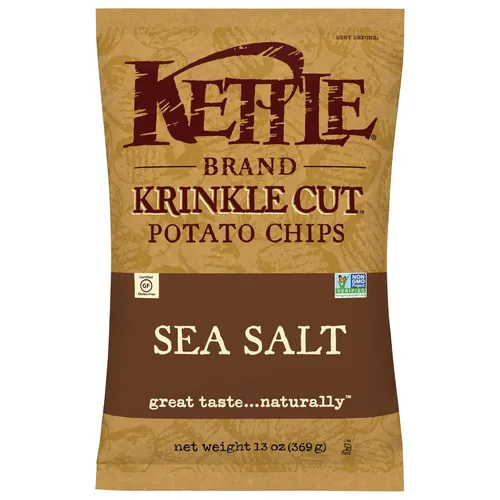 Miniatura 48 de Kettle Brand Papas Fritas, Backyard Barbeque Kettle Chips, Bolsa de Aperitivos, 1.5 Oz