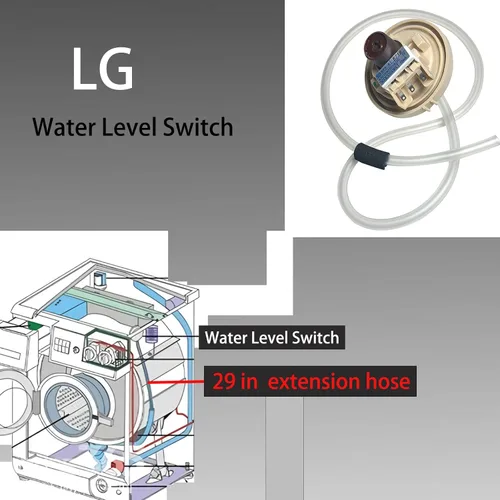 Miniatura 2 de Interruptor de presión de nivel de agua de lavadora OEM LG 6501EA1001R Para LG Lavadora Sensor de Nivel de Agua 6501EA1001C 6501EN1001R AP5204365