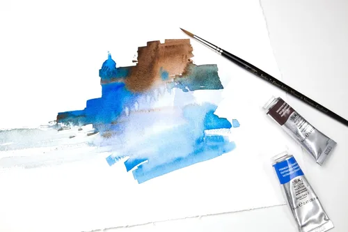 Miniatura 5 de Winsor & Newton Bloque de papel de acuarela profesional, 9" x 12", prensado en frío