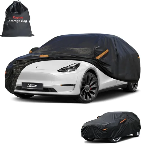 Miniatura 87 de Kayme - Cubierta completa impermeable de 7 capas para Honda Civic Sedán/Coupé (1991-2024), apta para todo clima, protección p/exteriores contra