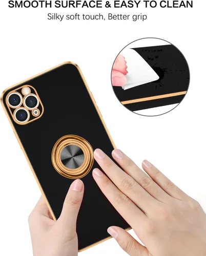 Miniatura 9 de BENTOBEN Funda para iPhone 11 Pro Max, funda para teléfono iPhone 11 ProMax, ajuste delgado, soporte de anillo con soporte de soporte, protección a