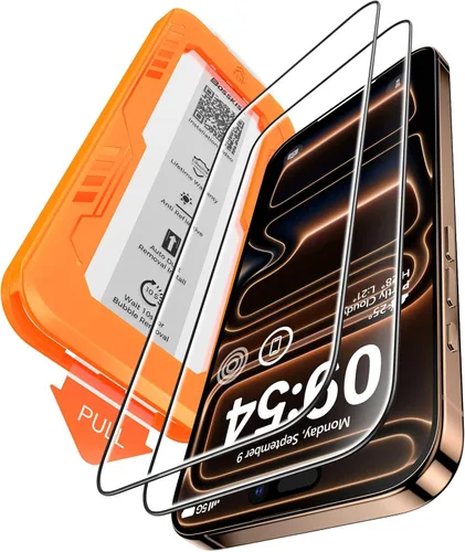 Miniatura 20 de BossKiss Protector de pantalla para iPhone 11/iPhone XR, dureza TOP 9H de grado militar a prueba de roturas, vidrio templado HD, cobertura completa