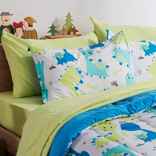 Miniatura 2 de Juego de ropa de cama SLEEP ZONE para niños, tamaño Full/Queen - Funda de edredón con lindos estampados para niños, niñas, adolescentes, super Lindo