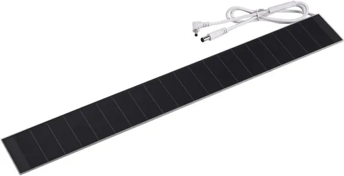 Panel Solar de 11V 3.5W para Persianas Motorizadas – Enchufes DC Duales (5.5x2.1mm y 3.5x1.35mm) – Energía Solar para Cortinas y Persianas RTS