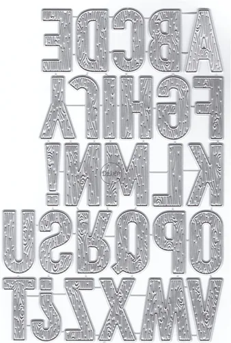 Miniatura 17 de DzIxY Troqueles de corte de metal con número de letras inglesas para hacer tarjetas, troquelados, troquelados, álbumes de recortes, plantillas
