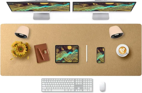 Miniatura 19 de Bloss Almohadilla de escritorio de cuero y reposamuñecas para teclado, alfombrilla grande para mouse + almohadilla para teclado + soporte de muñeca
