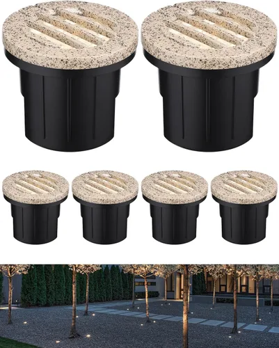 Miniatura 13 de LEONLITE Dia. 4 Pulgadas Luces de Pozo LED Empotradas en Suelo 5CCT para Paisajismo, 5 Temperaturas de Color Seleccionables, 12-24V AC/DC CRI90 Bajo