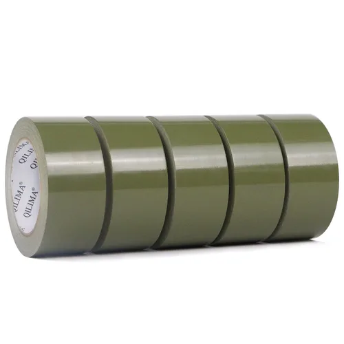 QILIMA Paquete de 5 cintas adhesivas verde oliva, cinta adhesiva de grado profesional para fotógrafos, uso industrial y profesional, 2 pulgadas x 30
