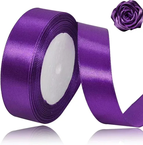 Miniatura 32 de Cinta beige de 1-1/2 pulgadas x 25 yardas, cinta de satén marfil de tela de color sólido para manualidades, coronas, fiesta de boda, Navidad, lazos