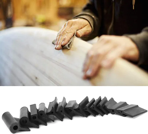 Miniatura 5 de Bloque de lijado de contorno, agarre de lijado de contorno de perfil, agarre de lija de goma, almohadilla de pulido de contorno flexible
