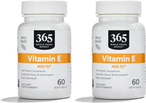 Miniatura 5 de 365 by Whole Foods Market, Vitamina E 400 UI con tocoferoles mixtos, 60