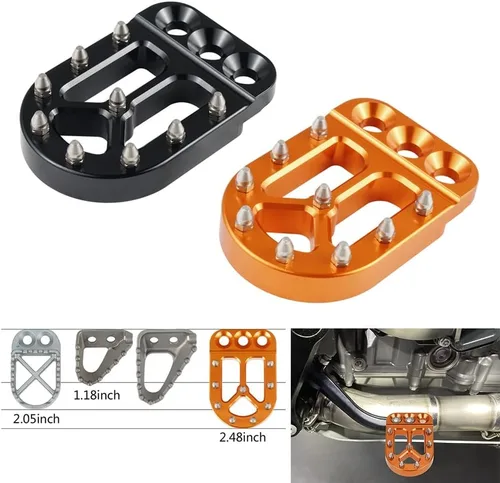 Miniatura 2 de Para KTM 790 Adventure R S 2018-2022 890 Adv - Palanca de freno de pie trasero ajustable para motocicleta, almohadilla de clavija, placa de Negro