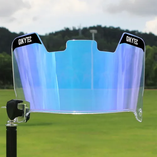 Miniatura 6 de Visera de fútbol GIKYTEC Youth Football Helmet Visera resistente a los arañazos, bloqueo UV, visera de protección facial para casco de fútbol