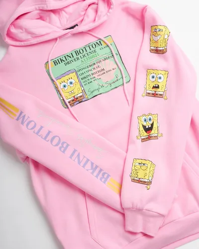 Miniatura 3 de Nickelodeon Sudaderas con capucha para hombre, con estampado de Bob Esponja y Patrick, unisex, de vellón, sudaderas casuales para hombres y mujeres