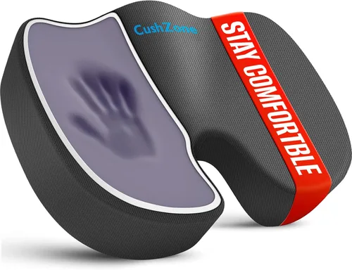 Miniatura 14 de CushZone Cojín de Asiento, Cojines para Silla de Oficina, Cojín de Asiento de Automóvil, Almohadilla Antideslizante para Alivio del Dolor de Ciática