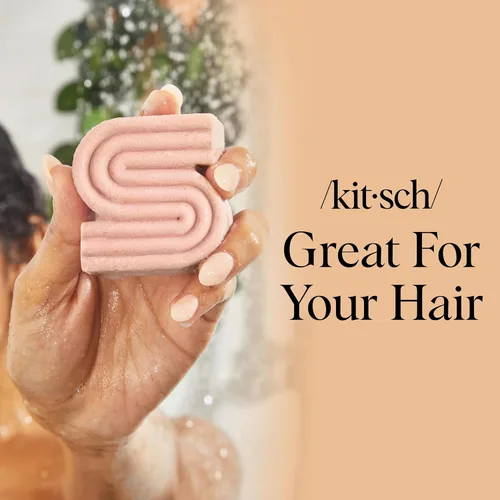 Miniatura 7 de Kitsch Barra de champú de aceite de argán – Champú reparador para el cabello para hombres y mujeres – Fortalecimiento, cuidado nutritivo