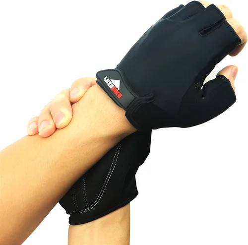 Miniatura 8 de LuxoBike - Guantes de ciclismo guantes de bicicleta de montaña guantes de bicicleta Antideslizante absorción de golpes acolchado transpirable medio