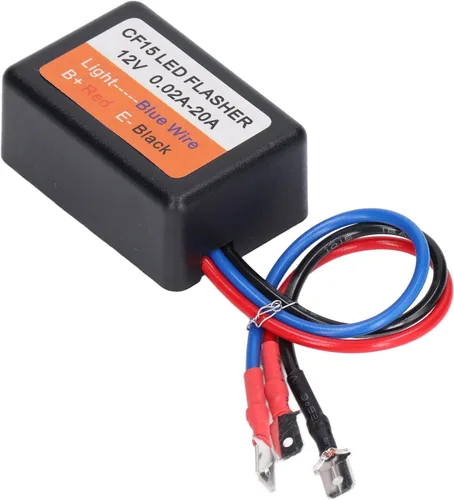 Miniatura 4 de Relé estroboscópico LED, controlador estroboscópico de flash, buena capacidad de conducción de corriente 12V, potente impermeable, bajo voltaje