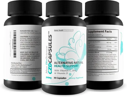 Miniatura 4 de Max Bio Science - Vitaminas CDZ - Suplemento natural alternativo para la salud general CDZ - Contiene extractos de hierbas, vitaminas, minerales